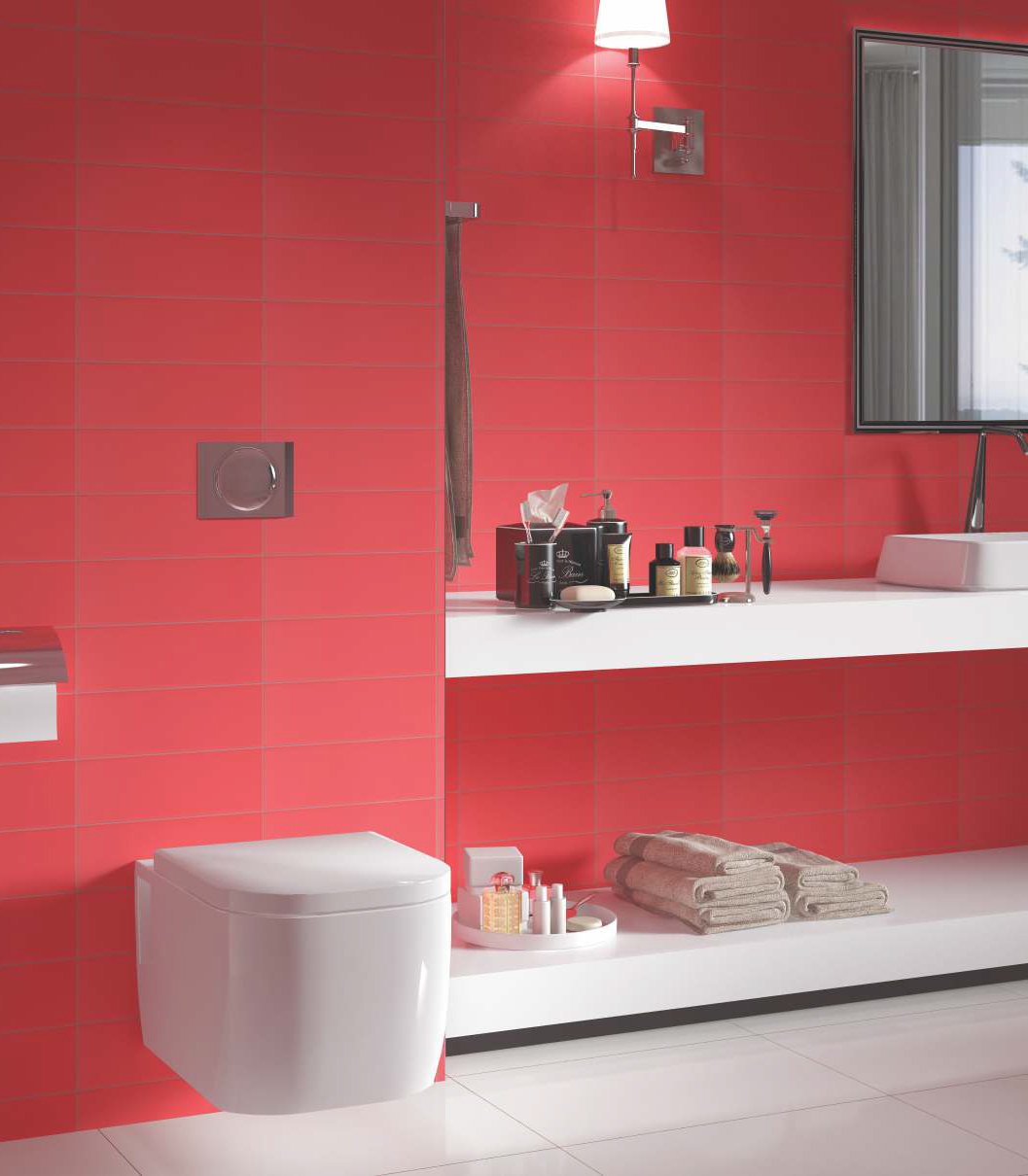 TATA RED MATT DISPLAY TILES