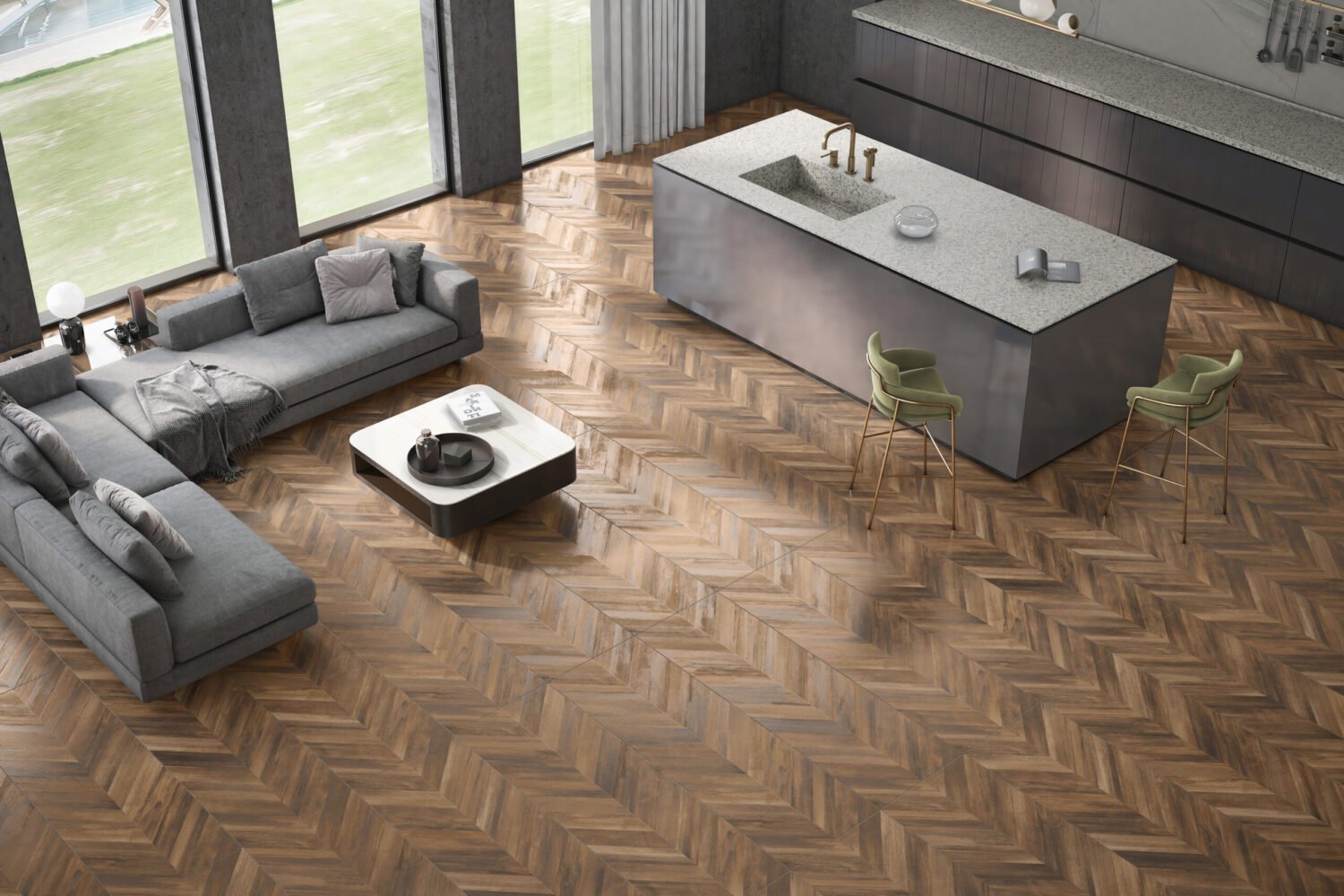 SMOKE WOOD VERDE FLOOR